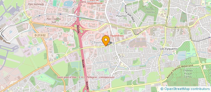 localisation de l'entreprise IMMO CONSTRUCTION à MERIGNAC