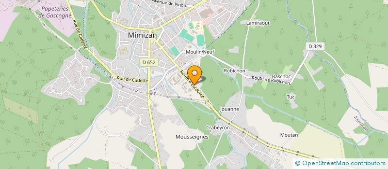 localisation de l'entreprise IMMO CONSTRUCTION  MIMIZAN