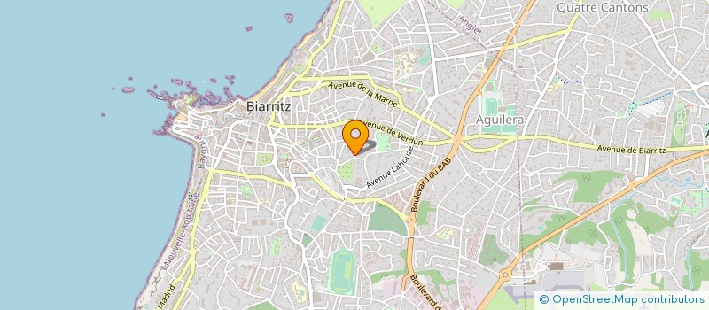 localisation de l'entreprise IMMO CONSULTING à BIARRITZ