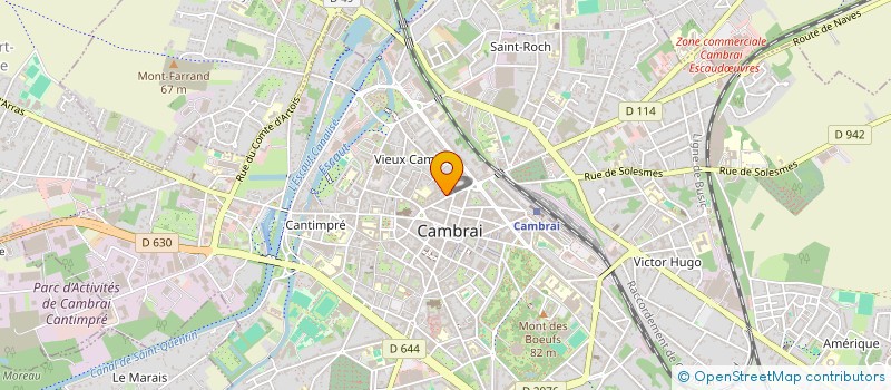 localisation de l'entreprise IMMO CONSULTING FRANCE  CAMBRAI