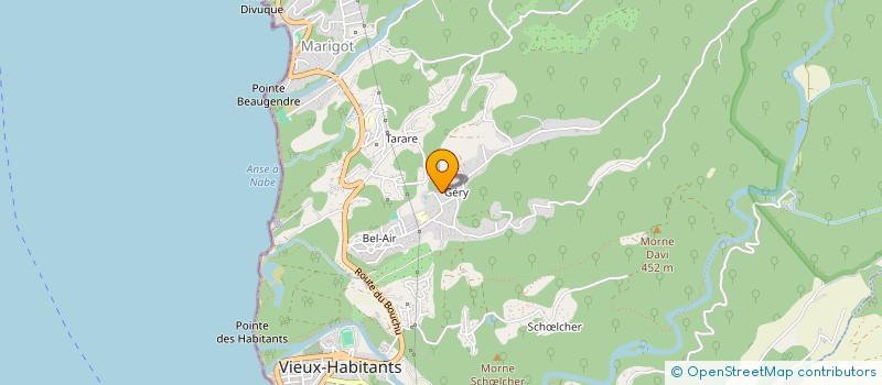 localisation de l'entreprise IMMO COTE CARAIBES  VIEUX-HABITANTS
