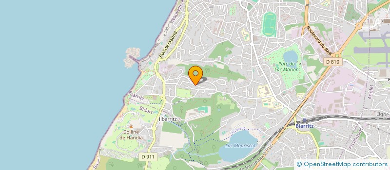localisation de l'entreprise IMMO COUCK à BIARRITZ