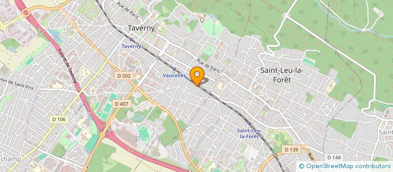 localisation de l'entreprise IMMO COULEURS  TAVERNY