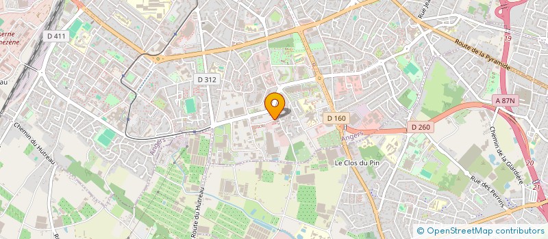 localisation de l'entreprise IMMO COUTOLLEAU à ANGERS