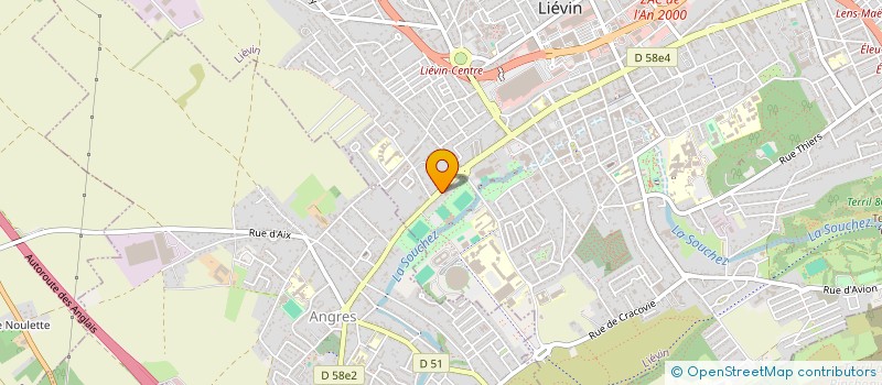 localisation de l'entreprise IMMO + COUVERTURE  LIEVIN