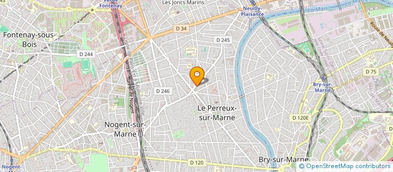 localisation de l'entreprise IMMO CP à LE PERREUX-SUR-MARNE