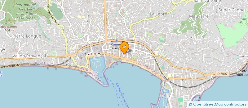 localisation de l'entreprise IMMO CROISETTE à CANNES