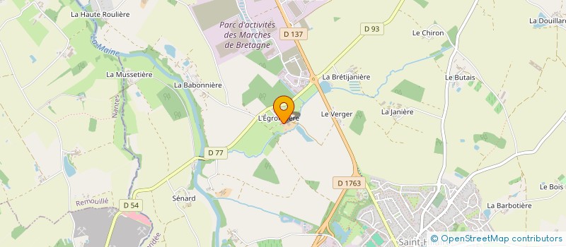 localisation de l'entreprise IMMO CS à MONTAIGU-VENDEE