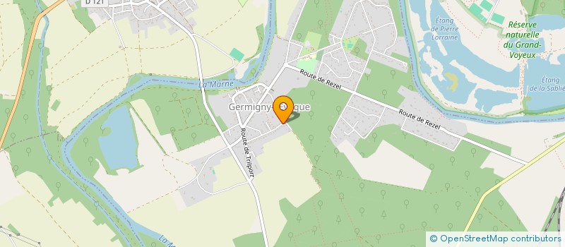 localisation de l'entreprise IMMO CTA  GERMIGNY-L'EVEQUE