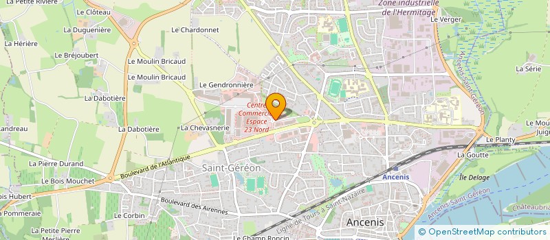 localisation de l'entreprise IMMO CTA MONTJEAN SUR LOIRE  ANCENIS-SAINT-GEREON