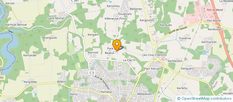 localisation de l'entreprise IMMO CW  GUIDEL