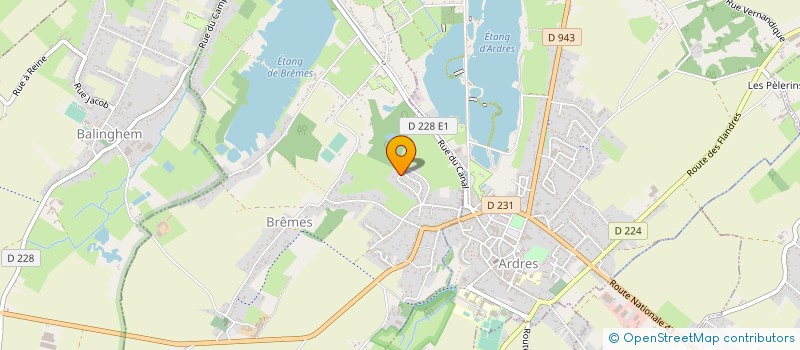 localisation de l'entreprise IMMO CYAN  BREMES