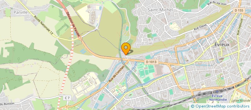 localisation de l'entreprise IMMO D  EVREUX