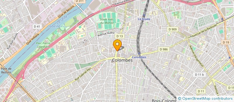 localisation de l'entreprise IMMO DANI à COLOMBES