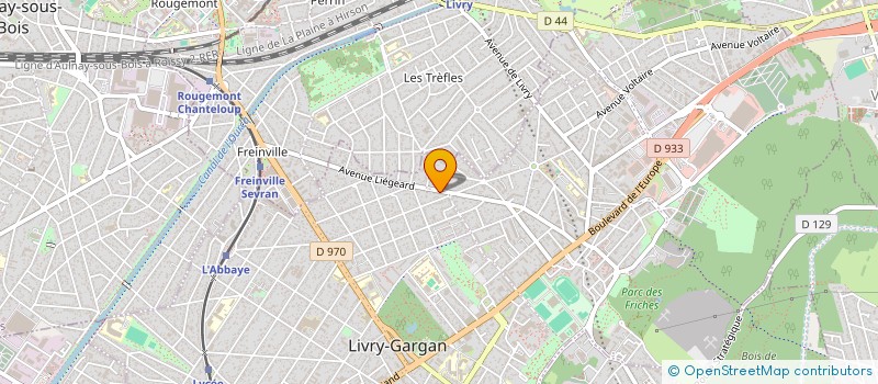 localisation de l'entreprise IMMO DANROC à LIVRY-GARGAN