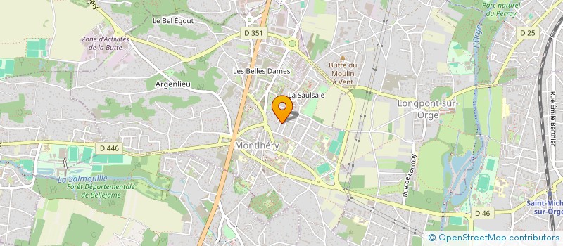 localisation de l'entreprise IMMO DAREAU  MONTLHERY