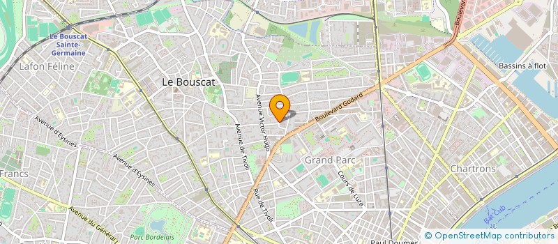 localisation de l'entreprise IMMO DATA à LE BOUSCAT