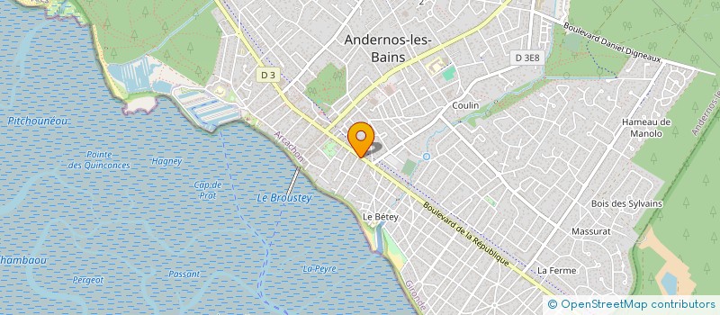 localisation de l'entreprise IMMO-DB2  ANDERNOS-LES-BAINS