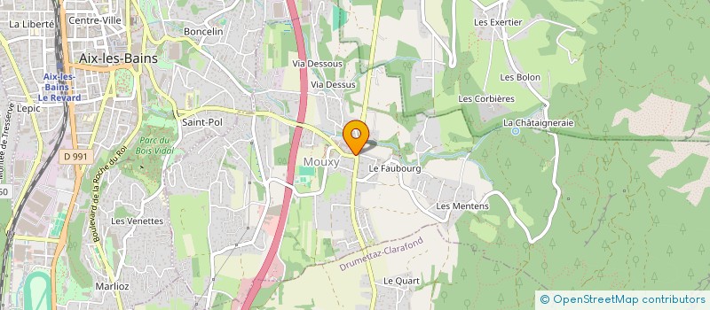 localisation de l'entreprise IMMO DCFOX  MOUXY