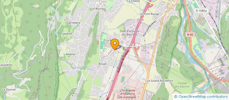 localisation de l'entreprise IMMO DE ANDRADE M à VARCES-ALLIERES-ET-RISSET