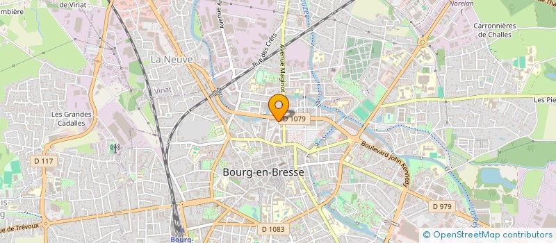 localisation de l'entreprise IMMO DE FRANCE - AIN à BOURG-EN-BRESSE