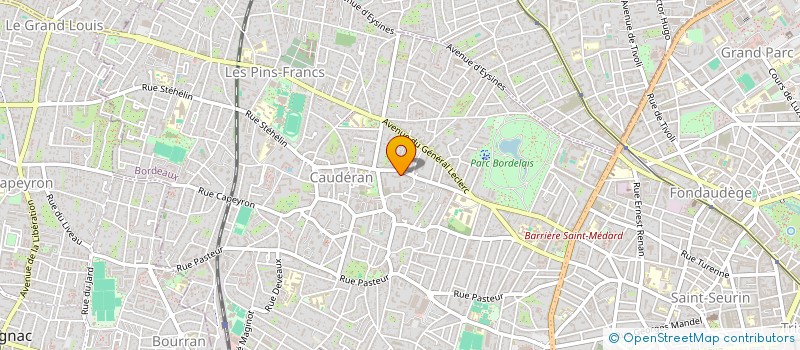 localisation de l'entreprise IMMO DE FRANCE AQUITAINE  BORDEAUX