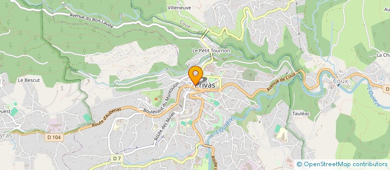 localisation de l'entreprise IMMO DE FRANCE ARDECHE IMMOBILIER à PRIVAS