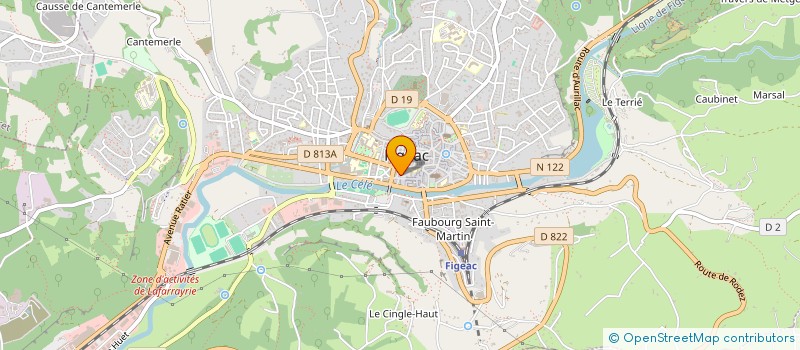 localisation de l'entreprise IMMO DE FRANCE FIGEAC DECAZEVILLE  FIGEAC