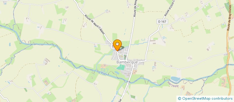 localisation de l'entreprise IMMO DE L AA  BAMBECQUE