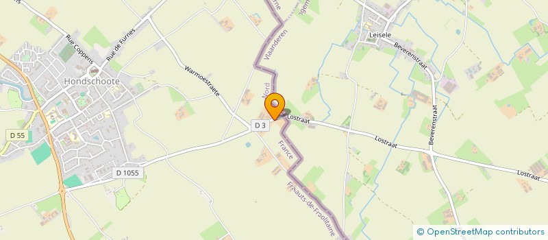 localisation de l'entreprise IMMO DE L'ETOILE  HONDSCHOOTE