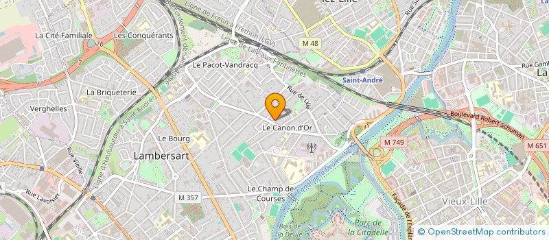 localisation de l'entreprise IMMO DE REV à LAMBERSART