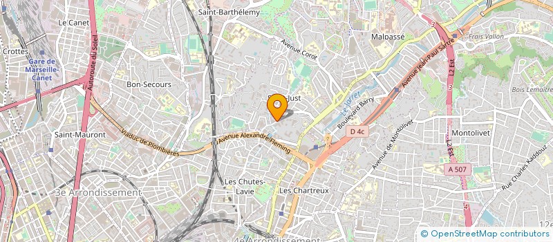 localisation de l'entreprise IMMO DE ST ISIDORE LA FELICITE à MARSEILLE 13EME