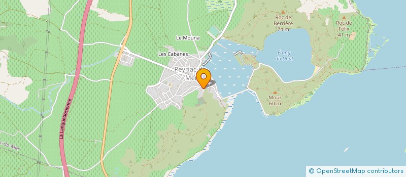 localisation de l'entreprise IMMO-DECO  PEYRIAC-DE-MER