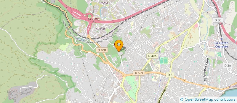 localisation de l'entreprise IMMO-DECO  LA CIOTAT