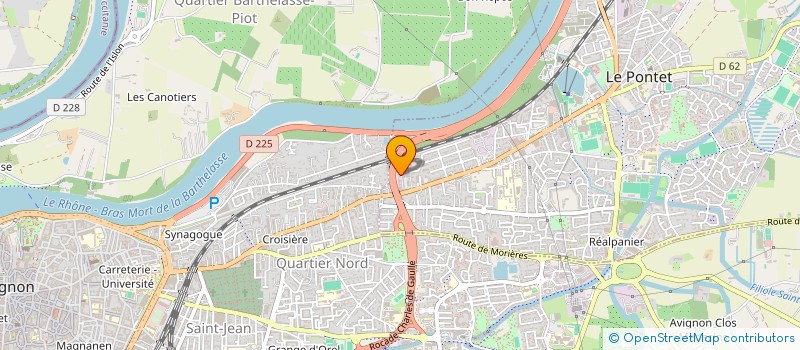 localisation de l'entreprise IMMO DECO PATINE PALETTE  LE PONTET