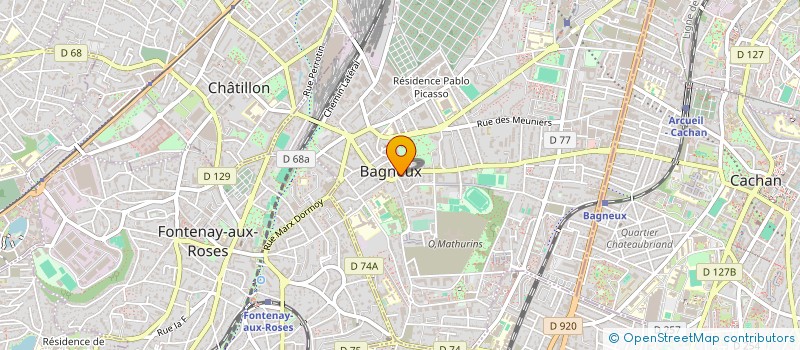 localisation de l'entreprise IMMO-DECO-PROJECT à BAGNEUX