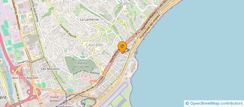 localisation de l'entreprise IMMO DECO SERVICE à NICE
