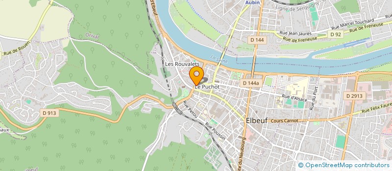 localisation de l'entreprise IMMO DECOR  ELBEUF