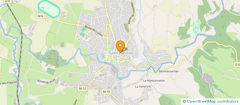 localisation de l'entreprise IMMO DEFIT ROS  SAINT-GALMIER