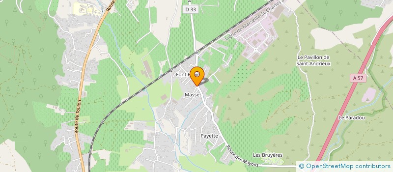 localisation de l'entreprise IMMO DES ANGES  LE LUC