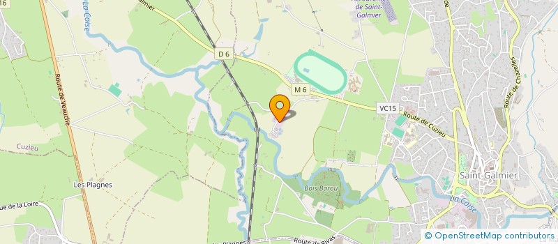 localisation de l'entreprise IMMO DES BERGERES  SAINT-GALMIER