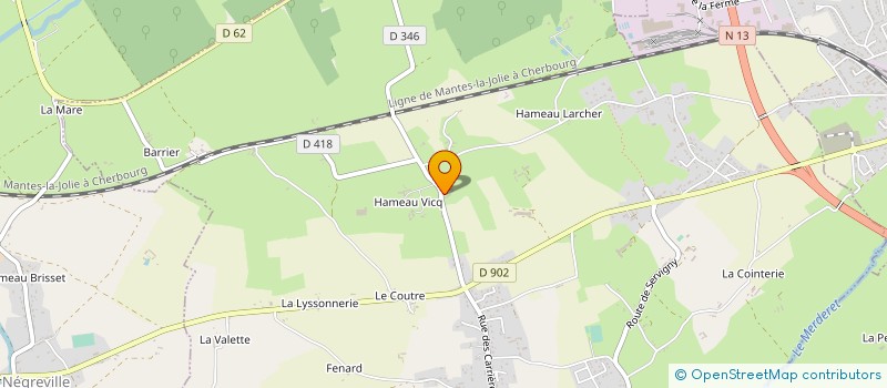 localisation de l'entreprise IMMO DES CAPS  YVETOT-BOCAGE