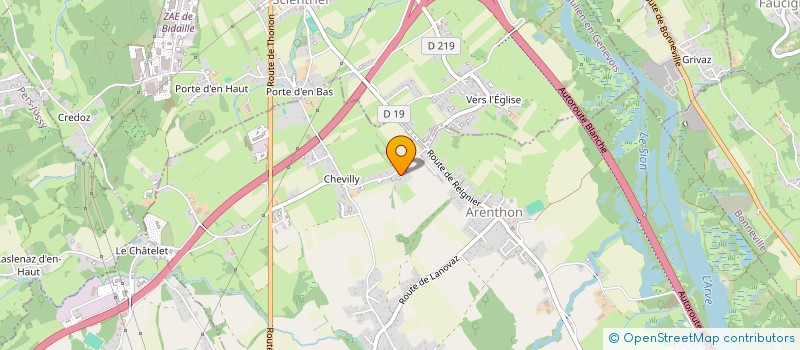 localisation de l'entreprise IMMO DES CIMES  ARENTHON