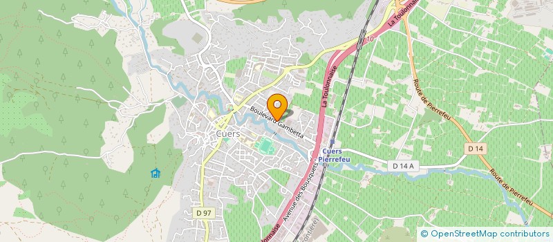 localisation de l'entreprise IMMO DES ILES D'OR  CUERS