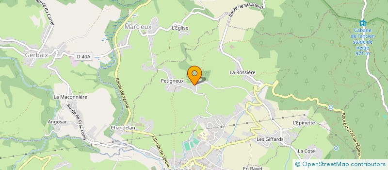 localisation de l'entreprise IMMO DES LACS  NOVALAISE