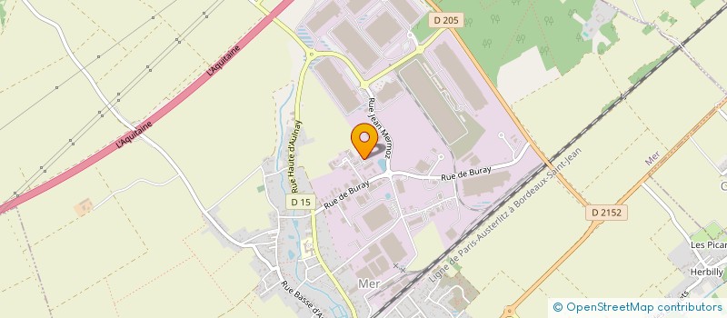 localisation de l'entreprise IMMO DES LANDES  MER