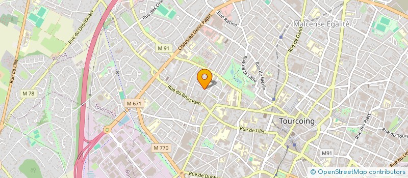 localisation de l'entreprise IMMO DES LYS  TOURCOING