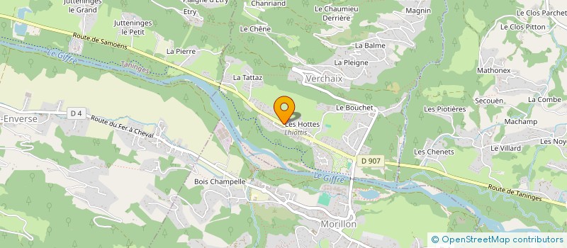 localisation de l'entreprise IMMO DES MONTAGNES  VERCHAIX