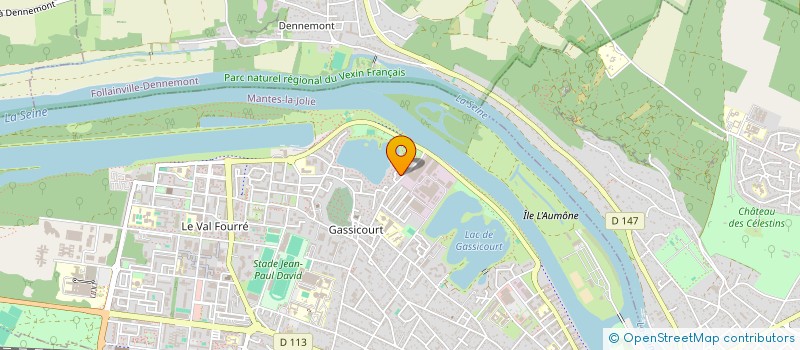 localisation de l'entreprise IMMO DESBORDES  ACHERES