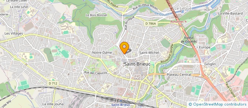 localisation de l'entreprise IMMO DESIGN à SAINT-BRIEUC